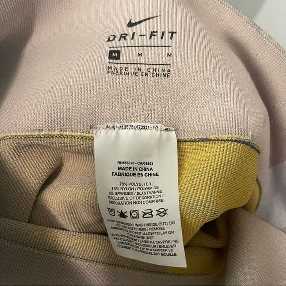 NIKE Sculpt Icone Clash Colorblock Stretch Knit 8” Seam Medium - Picture 4 of 4